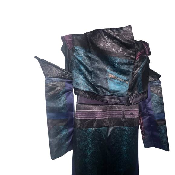 Disney Descendants 3 Mal girls jumpsuit and jacket costume size 4-6x NEW - Picture 3 of 5